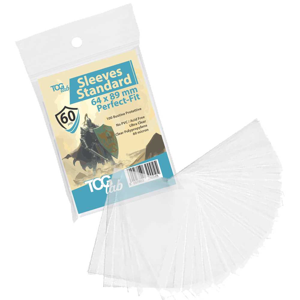 Sleeve TCG Lab 64,0 x 89,0 Perfect Fit - Busta da 100 pz