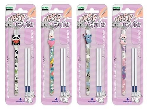 Penna Cancellabile Upsy Cute Lebez - Panda, Coniglio, Koala, Procione
