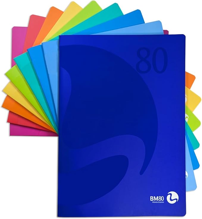 Quaderno BM80 80gr copertine colori assortiti