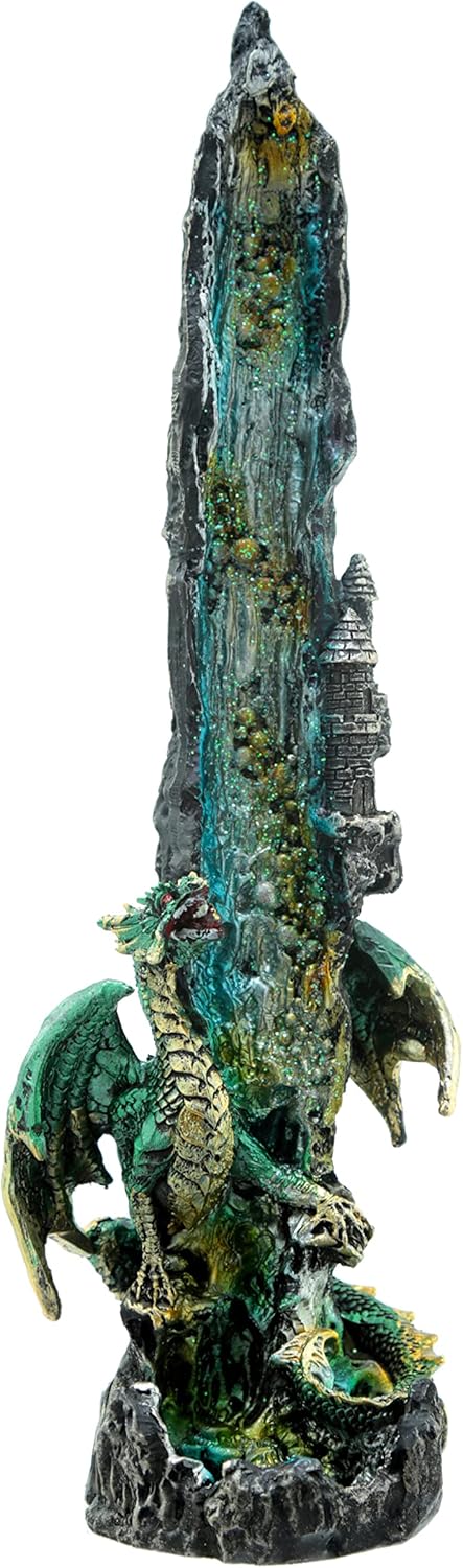 Porta Incensi a Bastoncino Drago Fantasy - 26x8 cm