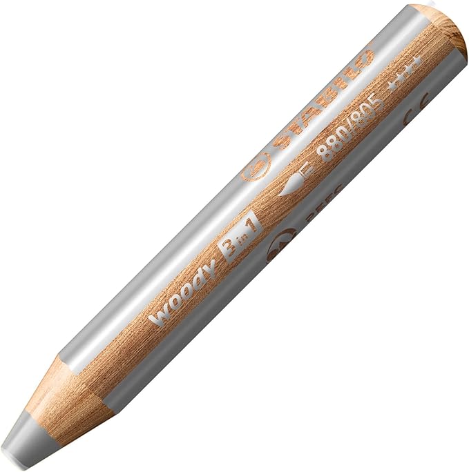 STABILO Woody 3in1 Argento 880/905 - Matita multisuperficie
