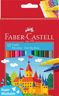 Faber-Castell Castle 12 pennarelli lavabili felt tip pens