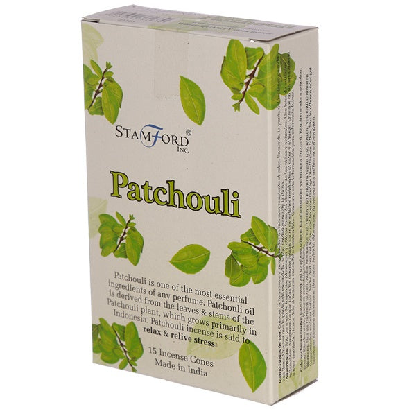 Incensi a Cono Backflow Patchouli - Stamford