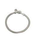 Bracciale maglia serpente in acciaio inox
