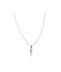 Collana da uomo in acciaio inox con pendente ala