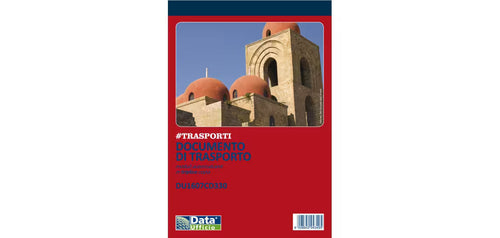 Blocco Documento di Trasporto Data Ufficio copertina rossa
