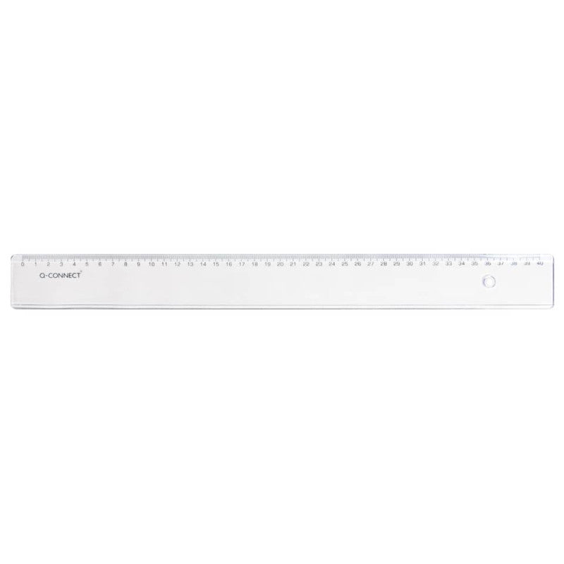 Righello Trasparente 40 cm – Q-Connect